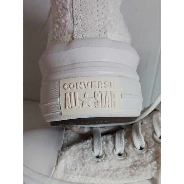 CONVERSE NEW FLEECE PLATFORM HI TOPS.