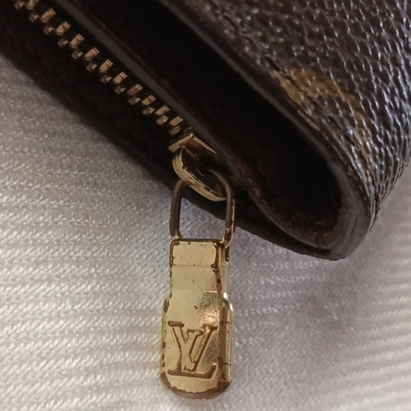 Louis Vuittone Vtg Zip And Snap/Fits Phone Wallet.