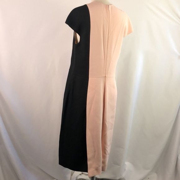 Fendi Pink Black Color Block Dress