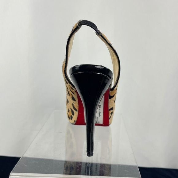 Christian Loubuotin animal pony platform stilettos