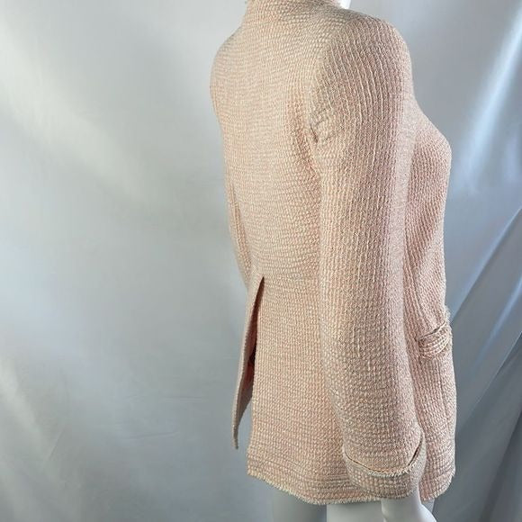 Alice + Olivia Pink Tweed 3/4 Jacket