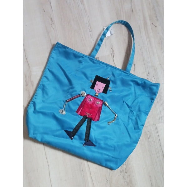 PRADA NEW ROBOT NYLON TOTE.