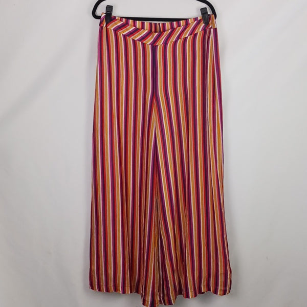 Trina Turk Multi Striped Poncho Top/Silk Set.