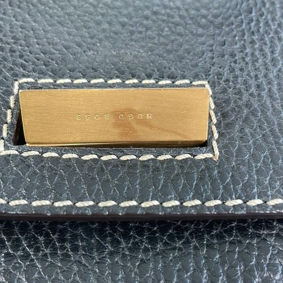 Hugo Boss Large Leather Satchel Bag
