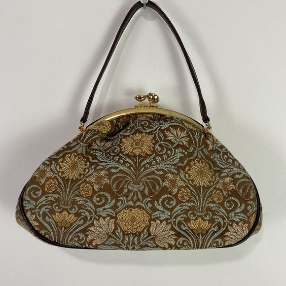 Glenda Geis Tapestry Print w/ Kiss Lock Bag