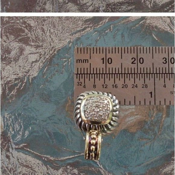 David Yurman Diamond and Sterling Silver Albion Pendant