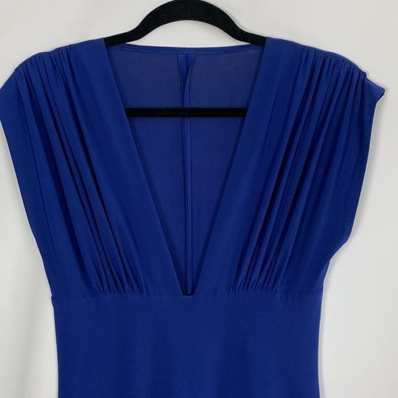 Norma Kamali Deep Blue V-Neck Vintage Jumpsuit