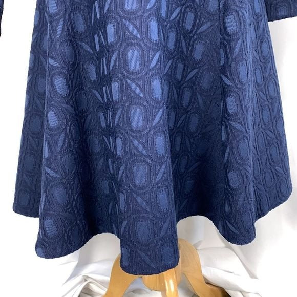 Lela Rose NWT Navy Brocade Dress