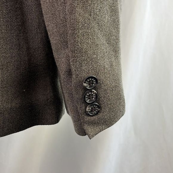 Burberry Vintage Olive Jacket and Skirt Suit Set