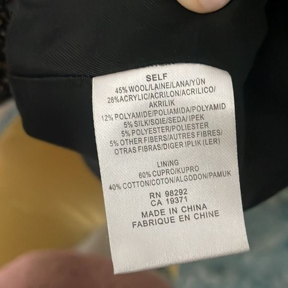 Tibi NWT Grey Tweed Mini Skirt