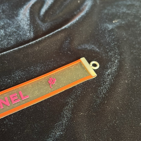 Vintage Chanel 2001 Camellia Silicone Bracelet