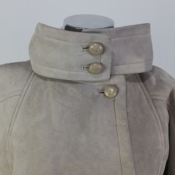 Vintage  Cream Shearling 3/4 Jacket.