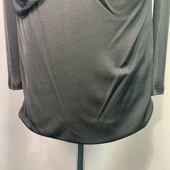 Rag and Bone gray and black pleated waist dress
