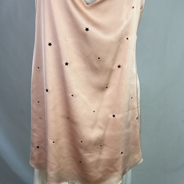 For Love and Lemons Pink w Stars Slip Dress