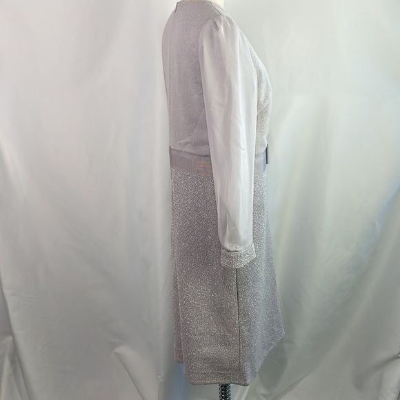 Stogova Lilac Dress with Bow Front