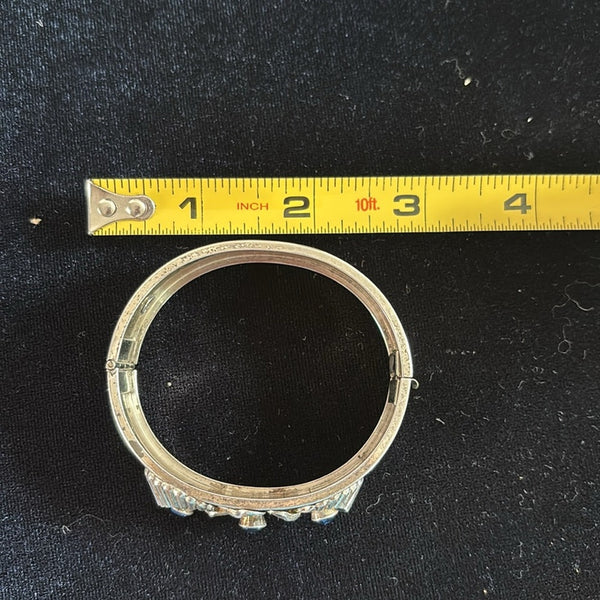 Harry Iskinn 925 Cuff Blue Bracelet