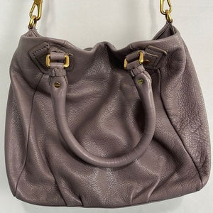 Marc Jacobs Lilac Taupe Leather Double Strap Bag