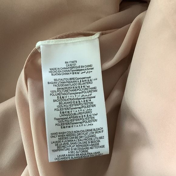 BCBG NWT Pink Faux Leather Dress