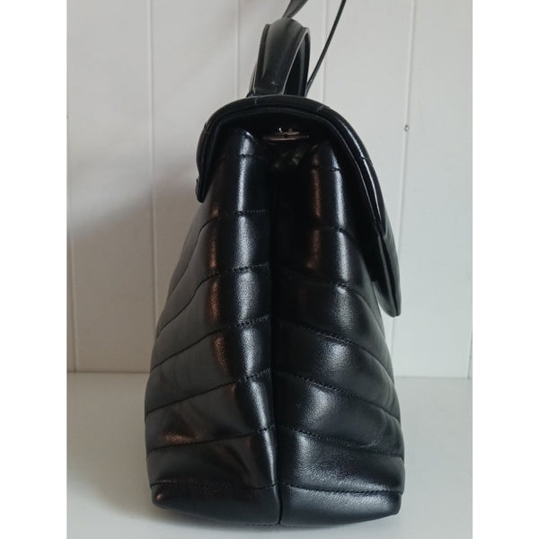 YVES ST LAURENT LOULOU TOP HANDLE BAG MATELASSE