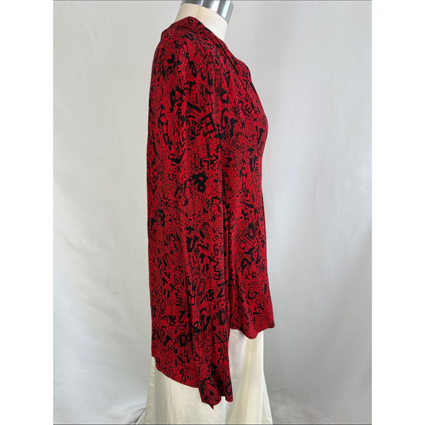 ZADIG AND VOLTAIRE RED PRINT TUNIC