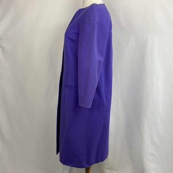Emilio Pucci Purple Silk Cotton Blend Spring Jacket