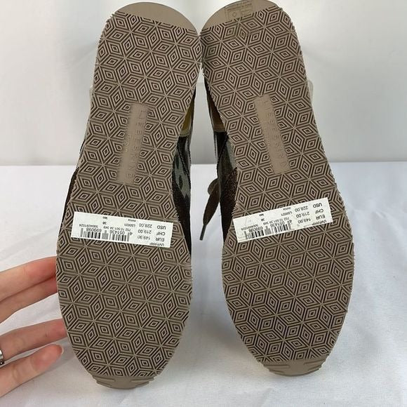 New Liebeskind Gold Animal Print Bronze Sneakers