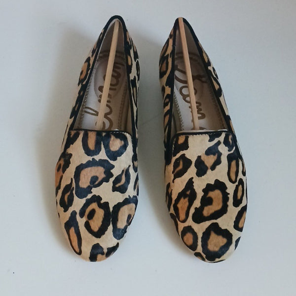 Sam Edelman Nib Animal Pony Loafers.