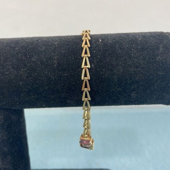14kt Multi Stone Bracelet