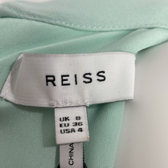 NWT Reiss Mint High Neck Layered MIDI Dress