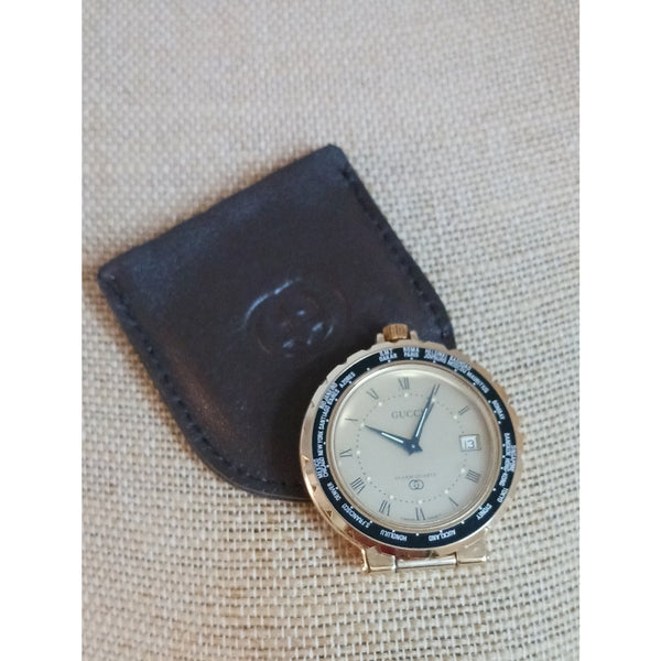 GUCCI New in Box TRAVEL POCKET ALARM WATCH