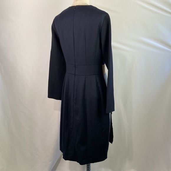 Stogova Tan Gray Black Color Block Dress