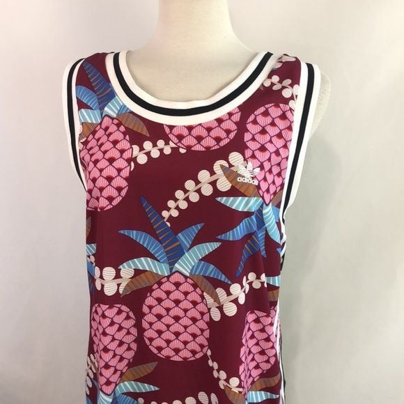 Adidas Pineapple Print Tank Dress