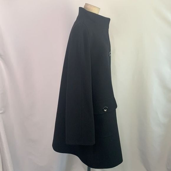Cinzia Rocca black cashmere blend 3/4 jacket