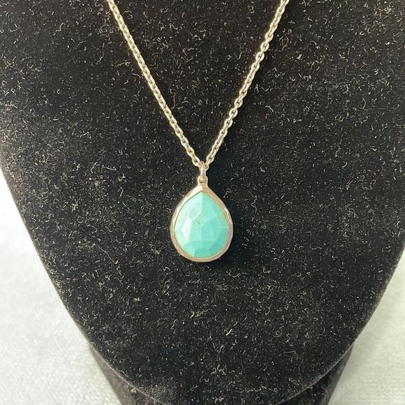Ippolita Sterling Turquoise Oval Necklace