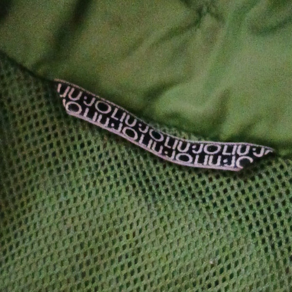 Liu Jo Green Short Puffer Jacket With Belt.