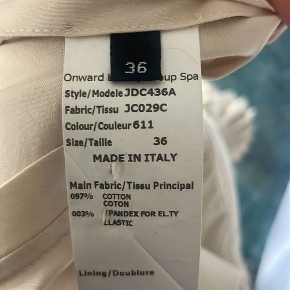Jill Sander Tan Pleated Bottom Dress