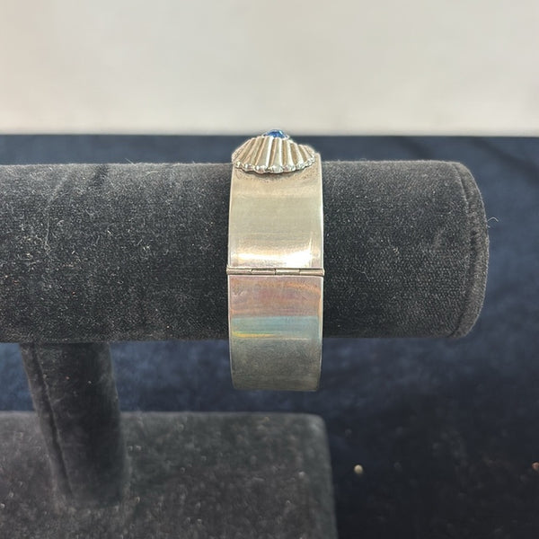 Harry Iskinn 925 Cuff Blue Bracelet