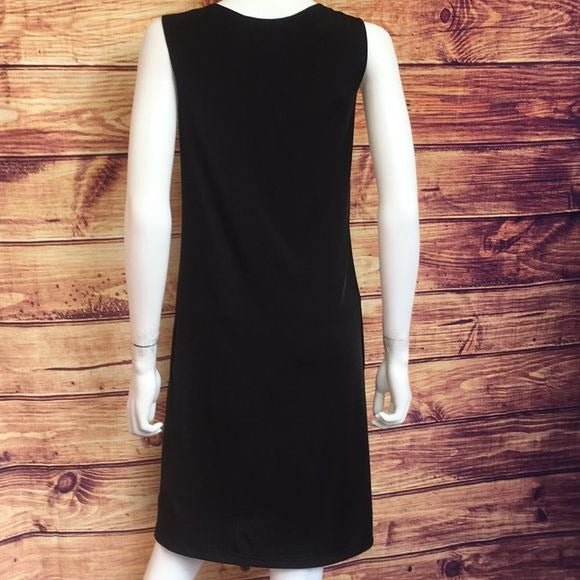 NWT Gerard Darel Black Beaded Neck Dress