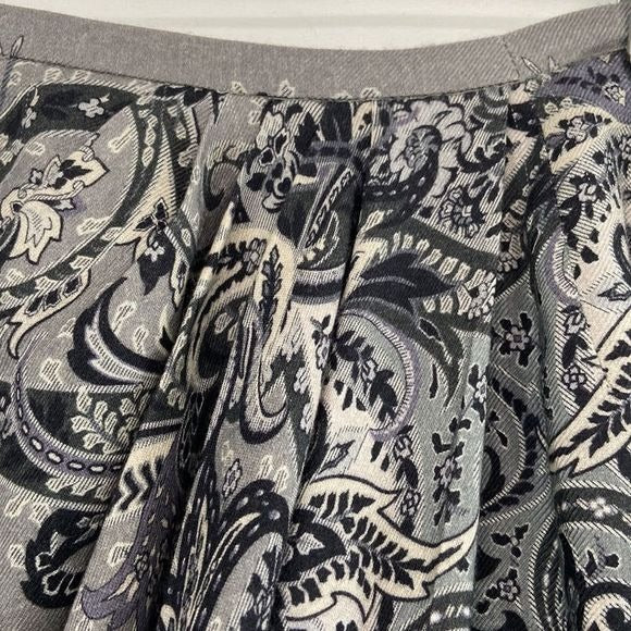 Lafayette 148 NWT Gray Print Skirt
