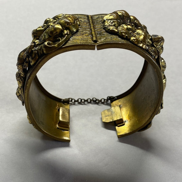 1920’s Putti Cherub/Noveau Large Bracelet