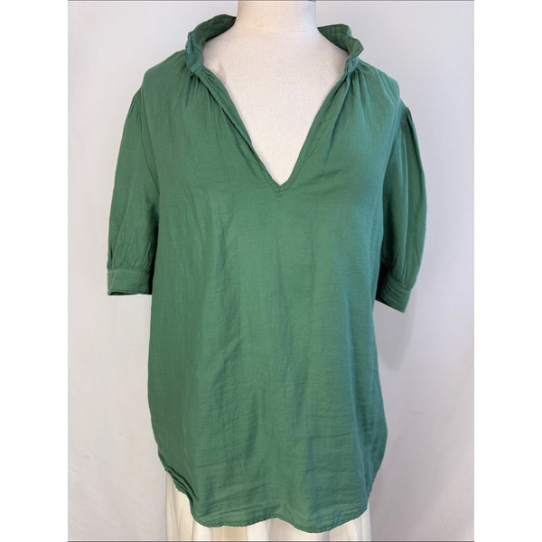 BA&SH GREEN TUNIC TOP