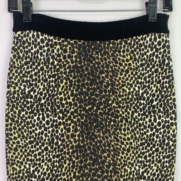 Dolce and Gabbana animal print stretch pencil skirt