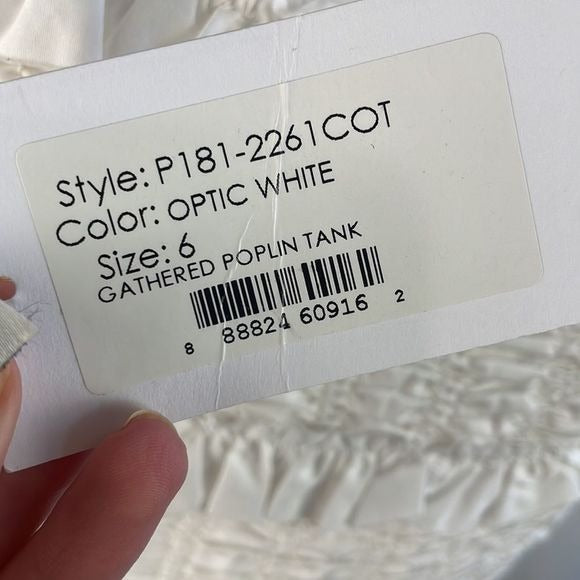 NWT 3.1 Phillip Lim White Crinkle Layered Top