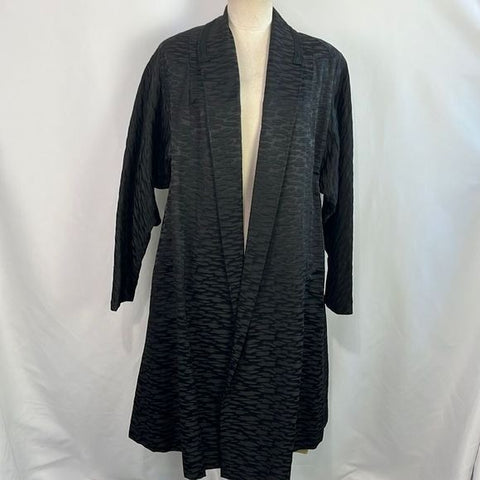 Vintage Black Brocade Opera Jacket