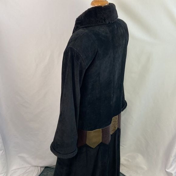 Grownbeans Karen Groner Vintage Leather Shearing w/ Patches Full Jacket