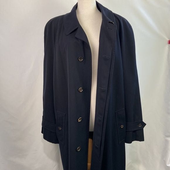 Burberry Men’s Blue Lined Trench Coat
