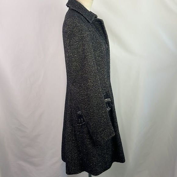 Hugo Boss Grey Shimmer With Beaded Pockets Jacket