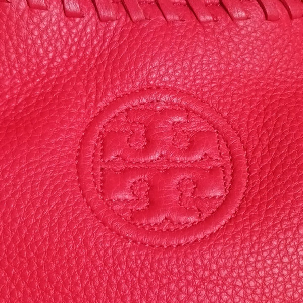 Tory Burch Large Coral Chain Strap Bag.
