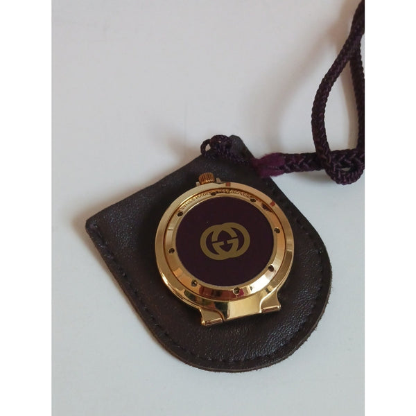 GUCCI New in Box TRAVEL POCKET ALARM WATCH