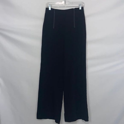 Nanette Lepore NWT Black Zip Trousers Slacks